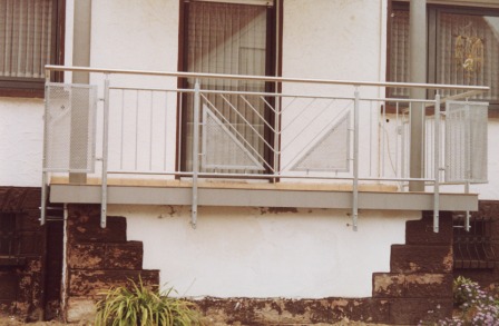 Außengeländer am Balkon