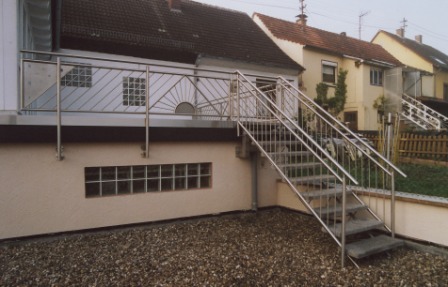 Geländer Griff Treppe Balkon Handlauf Fenstergitter Balkongeländer Edelstahl 