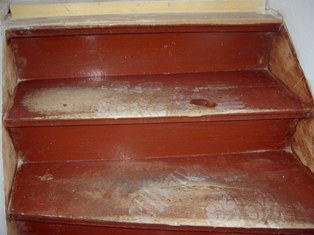 Treppenrenovierung der Stufen