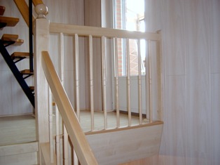 Treppenrenovierung mit neuem Geländer