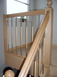 Treppenrenovierung von einer anderen Blickrichtung